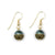 Crystal Gift - Crystal Pearl Filigree Earrings for 15th Wedding Anniversary | Lily Gardner London