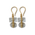 13th wedding anniversary Blue Amethyst Parcel Earrings | Lily Gardner London 
