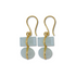 18th Wedding Anniversary Aquamarine Parcel Earrings