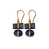 7th Wedding Anniversary Blue Lapis Lazuli Parcel Earrings