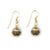 Bronze Crystal Pearl Earrings for 8th wedding anniversary | Lily Gardner London