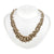 Bronze Crystal Pearl Graduated Necklace for 8th Wedding Anniversary Gift |Lily Gardner London