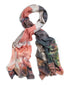 Silk Wool Photo Scarf - 'Palma Pink'