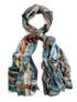 Silk Wool Photo Scarf - 'Porte Figuera'