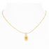 6th Wedding Anniversary Amethyst Gold Artisan Necklace