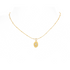 Aquamarine Gold Artisan Necklace