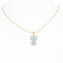 Aquamarine Gold Parcel Necklace