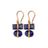 Blue Lapis Lazuli Parcel Earrings