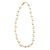 Crystal Gift - Crystal Pearl Filigree Necklace for 15th Wedding Anniversary | Lily Gardner London