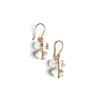 crystal parcel earrings