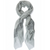 Grey Sequin Block Wool Scarf