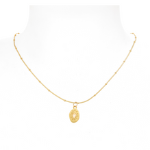Moonstone artisan gold pendant | Lily Gardner London 
