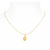 Moonstone artisan gold pendant | Lily Gardner London 