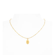 November Birthstone Citrine and Gold Artisan pendant on gold necklace | Lily Gardner London