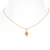 Ruby gold artisan necklace | Lily Gardner London