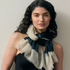 Ivory Cashmere Scarf - 'Shade'