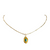 Turquoise gold artisan necklace | Lily Gardner London 