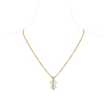 14th Wedding Anniversary Gold  Crystal Quartz Parcel Necklace | Lily Gardner London