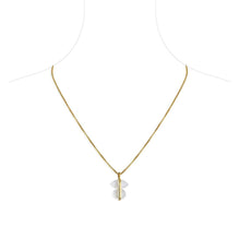 14tht Wedding Anniversary Gold  Crystal Quartz Parcel Necklace | Lily Gardner London