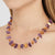 1st Wedding Anniversary Amethyst & Gold Stone Necklace As Worn| Lily Gardner London