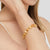 1st Wedding Anniversary Citrine & Gold Stone Bracelet As Worn| Lily Gardner London