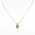 1st Wedding Anniversary Gold Acorn Pendant on Chain Necklace | Lily Gardner London