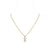 1st Wedding Anniversary GoldCrystal Quartz Parcel Necklace | Lily Gardner London