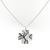 Black Lace Cross Pendant on Chain for 8th Wedding Anniversary | Lily Gardner London