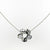  Black Lace Flower Pendant on Chain for 8th Wedding Anniversary | Lily Gardner London