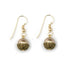 15th Wedding Anniversary Crystal Pearl Filigree Earrings