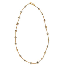 60th Wedding Anniversary Diamond Slice Gold Necklace | Lily Gardner