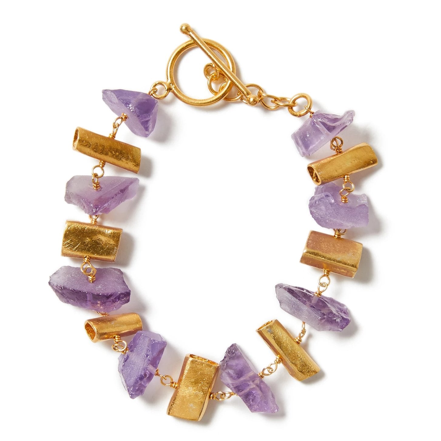Crystal Natural Amethyst Crushed Stone Bracelet is best sold and its  accessories keep color  Shopee Philippines