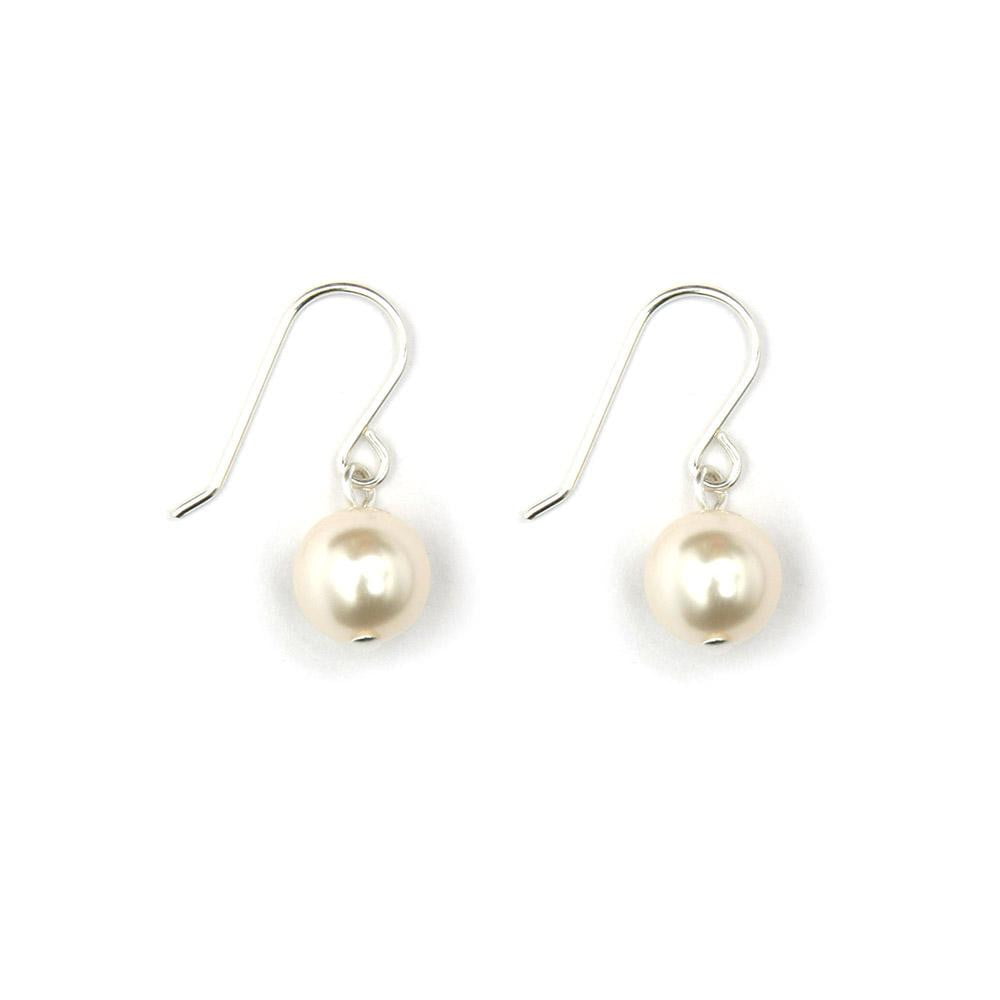 Crystal Pearl Drop Earrings