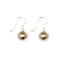 15th Wedding Crystal Anniversary Pearl Earrings