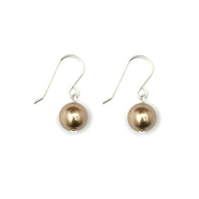 June Birthstone Crystal Pearl Drop Earrings | Lily Gardner London