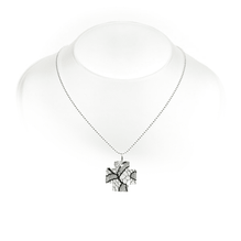 Medium Lace Cross Pendant on Chain | Lily Gardner